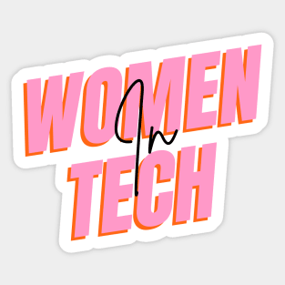 Women In Tech Sticker